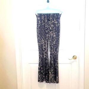 Show Me Your Mu Mu snakeskin print palazzo pants size Medium